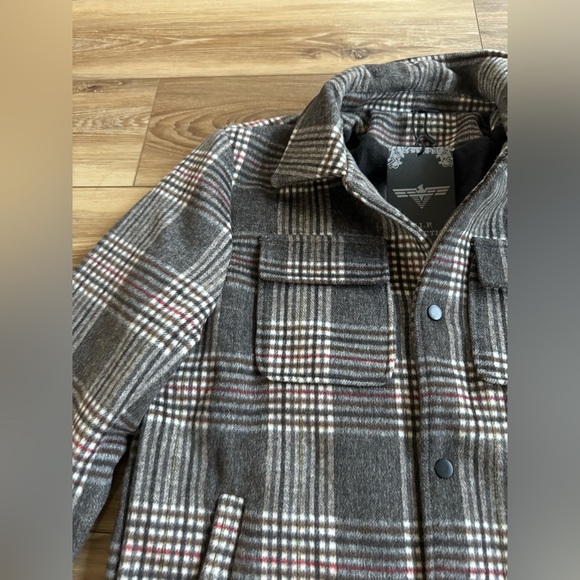 V. I. P. Collection mens wool blend plaid jacket size small NWT - Picture 4 of 6
